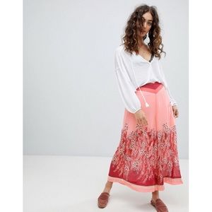 Free People Floral Printed Culottes S